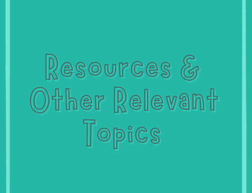 Resources and Other Relevant Topics